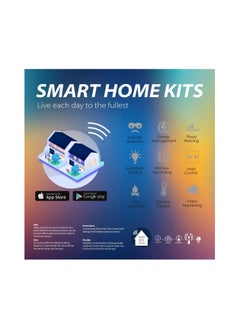 كاروسكي لمبة WIFI الذكية  لمدة سنة واحدة - حزمة لمبة إضاءة Wi-Fi ذكية 9 وات - لمبة إضاءة منزلية LED متوافقة مع Alexa - Echo and Google Home Assistant - لمبة إضاءة ذكية لها ألوان متعددة  - Image 2
