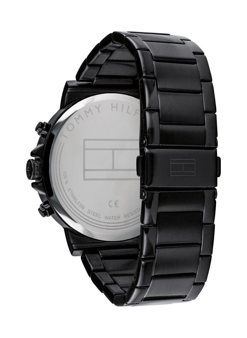 TOMMY HILFIGER Men's Stainless Steel Chronograph Watch 1710383  - Image 3