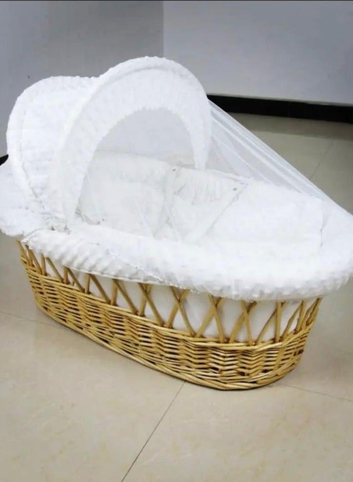 Moses basket bamboo basin