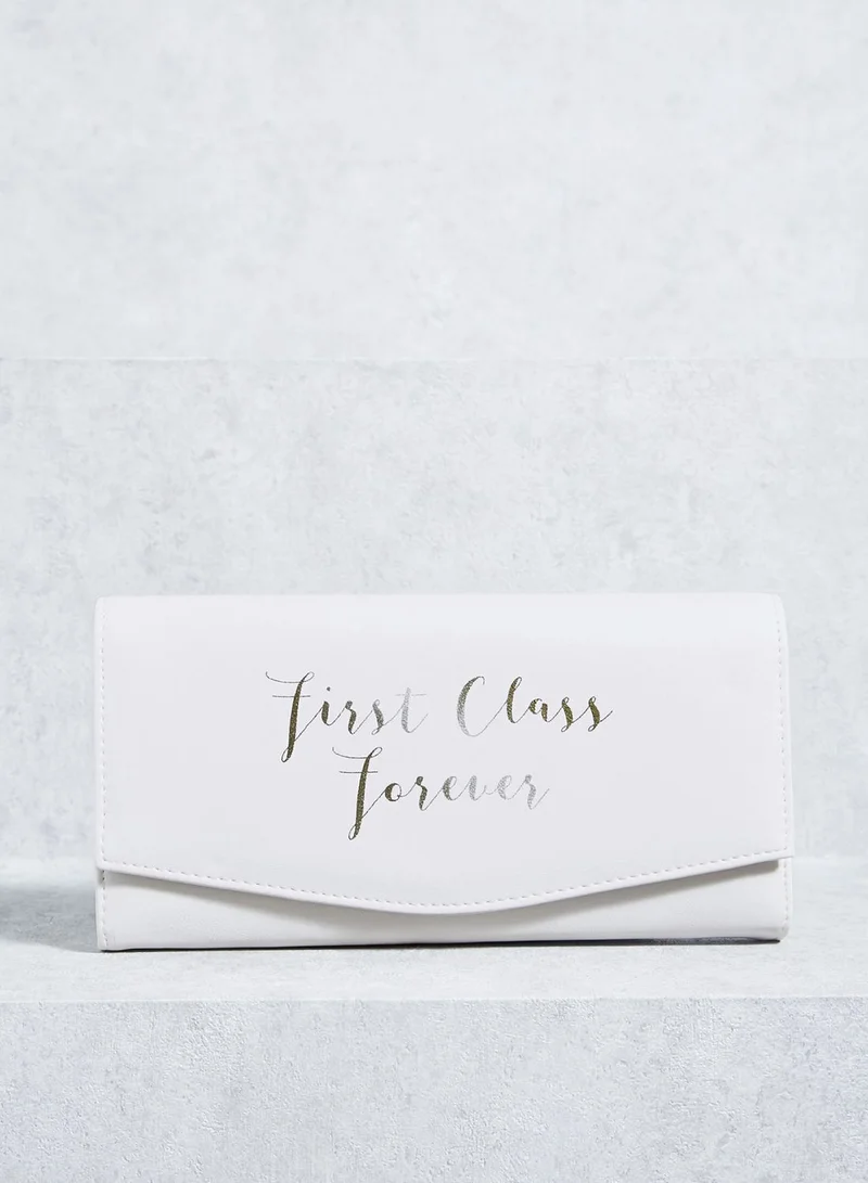 Bombay Duck First Class Forever Cream Travel Wallet