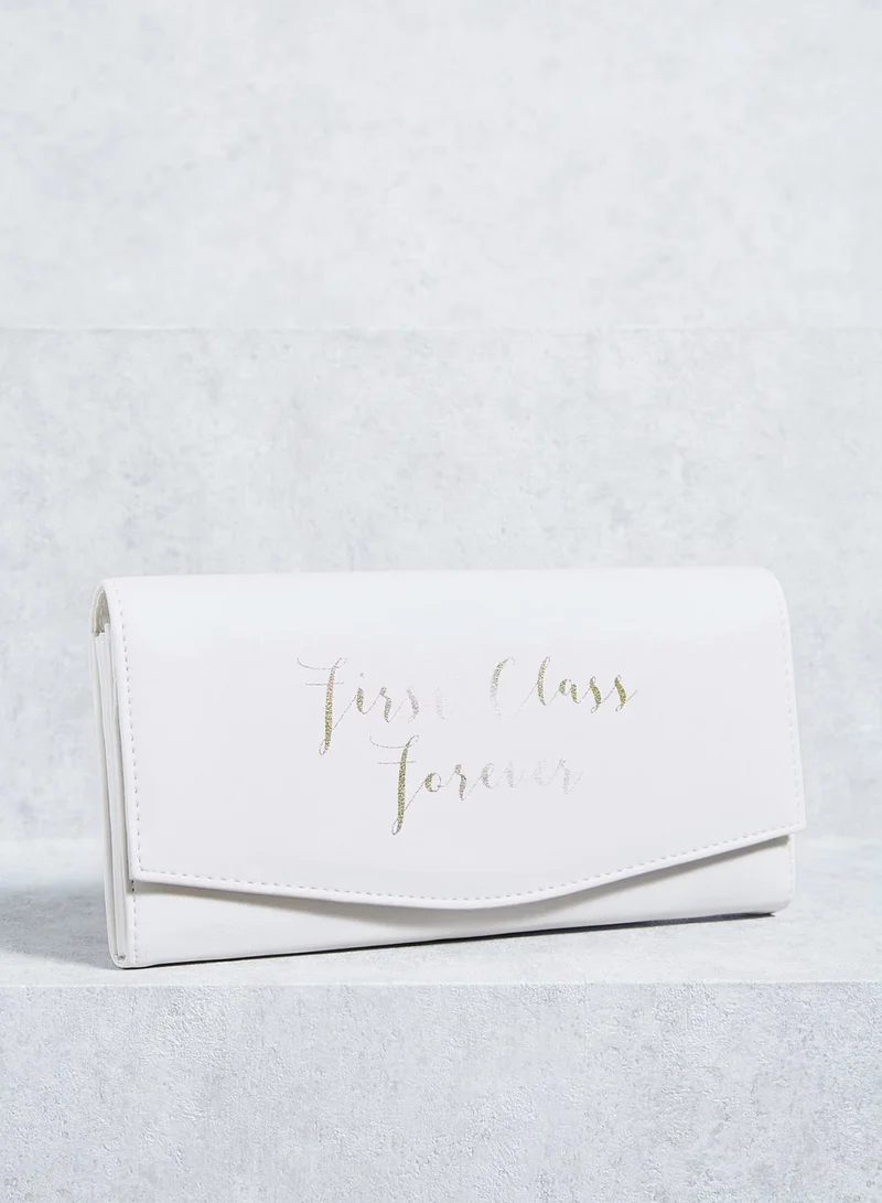 Bombay Duck First Class Forever Cream Travel Wallet