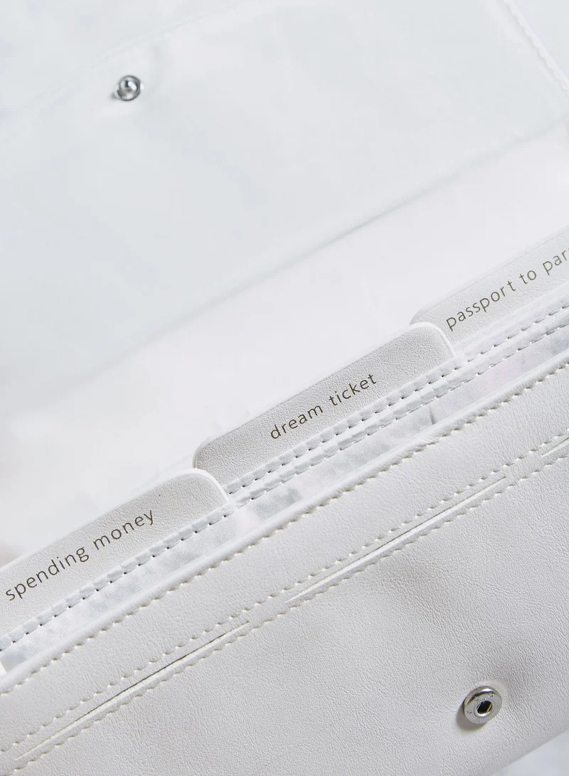 Bombay Duck First Class Forever Cream Travel Wallet