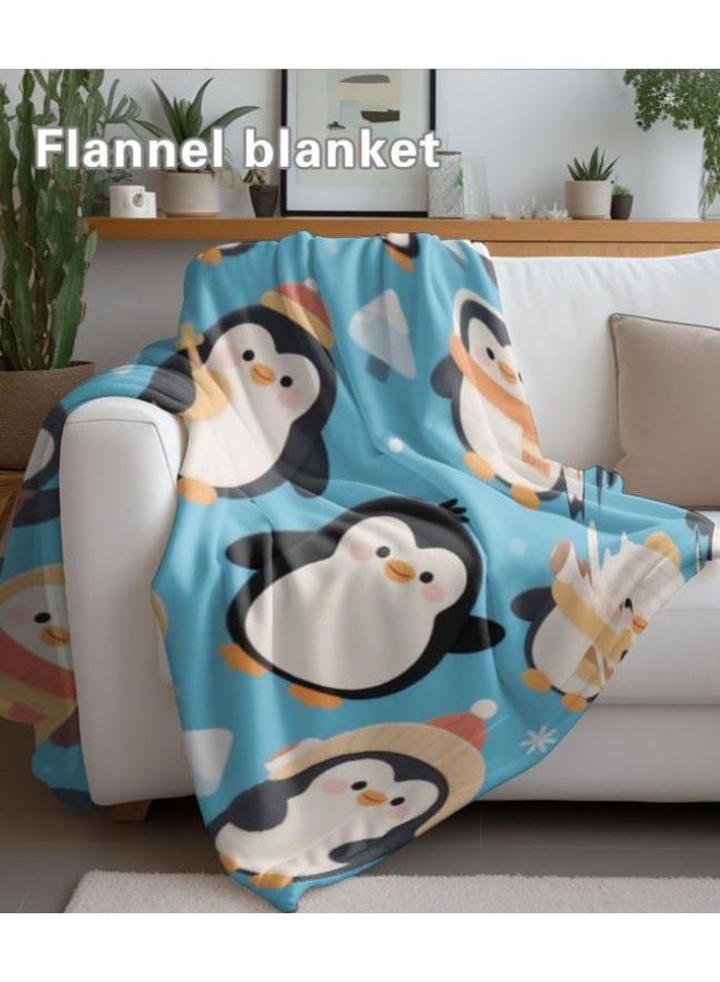 عام بطانية رقيقة من الفانيلا الكرتونية للأطفال والرضع (دافئة ومريحة، ومناسبة للنوم والألعاب) 70 سم * 100 سم - Image 5