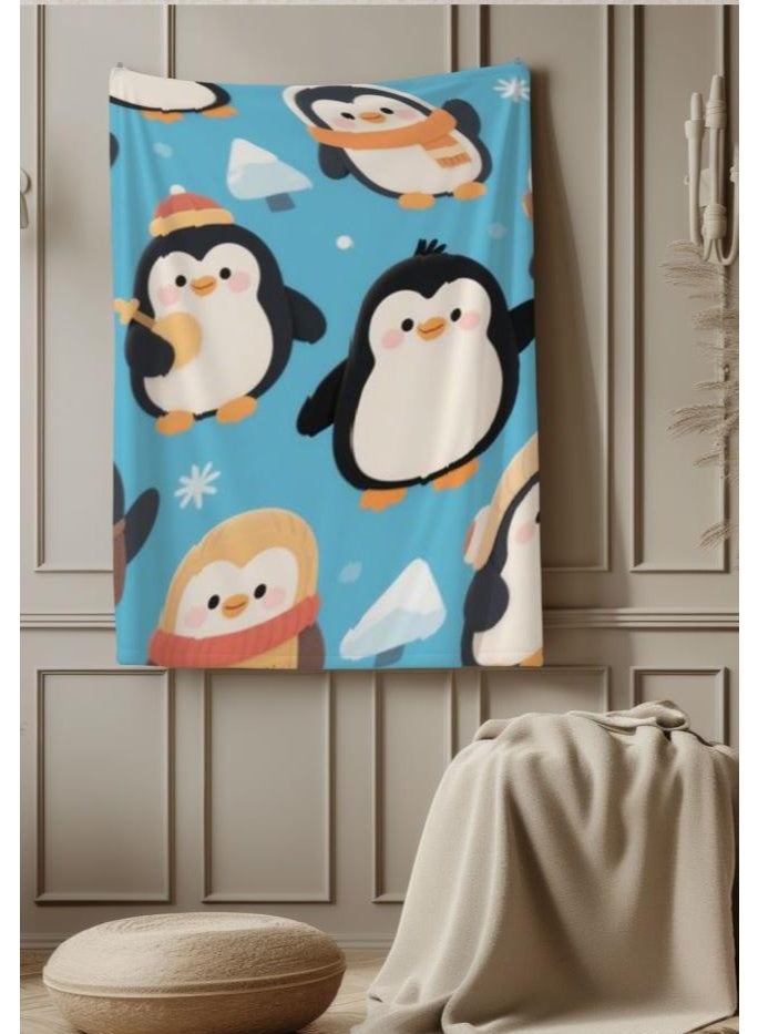 عام بطانية رقيقة من الفانيلا الكرتونية للأطفال والرضع (دافئة ومريحة، ومناسبة للنوم والألعاب) 70 سم * 100 سم - Image 3