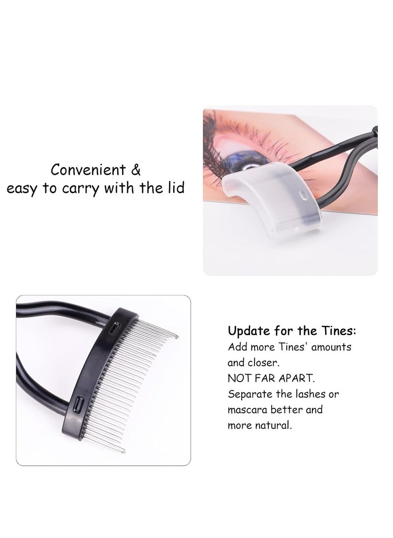 MSQ MSQ Eyebrow Brush and Comb Eyelash Brush Eyelash Separator Eye Brow Comb & Spoolie Brush Professional Mascara Brushes Eyebrow Eyelash Grooming Brush Eye Makeup Tools Set (3 PCS)  - Image 3