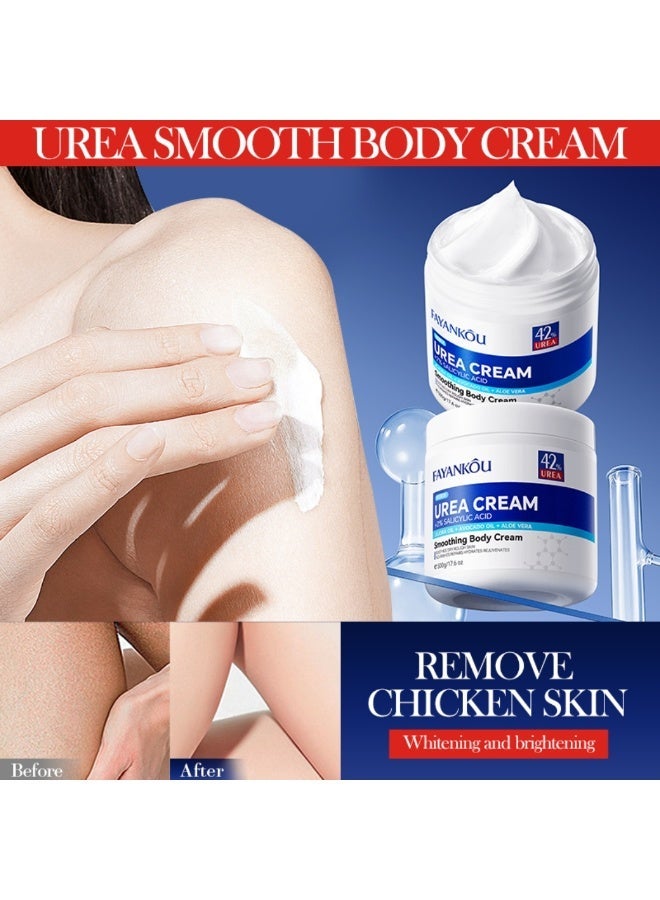 FAYANKOU 500g Urea Cream Smoothing Body Cream 42% Urea Cream with 2% Salicylic Acid Cream for Dry Rough Skin - Image 4