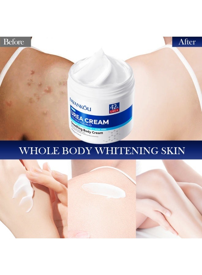 FAYANKOU 500g Urea Cream Smoothing Body Cream 42% Urea Cream with 2% Salicylic Acid Cream for Dry Rough Skin - Image 5