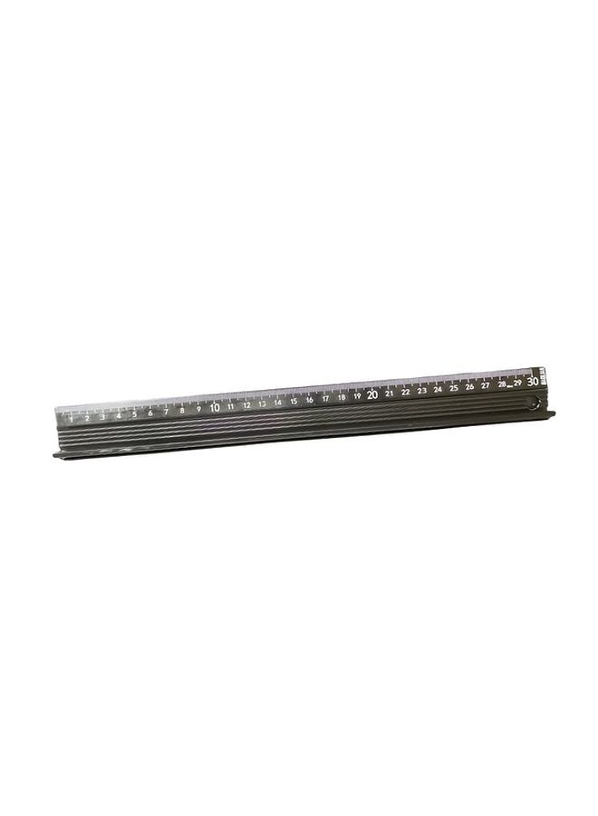 Industrial Grade Aluminum Ruler Set 7.87 Inch Non Slip Grip Precision Measuring Tool - Image 3