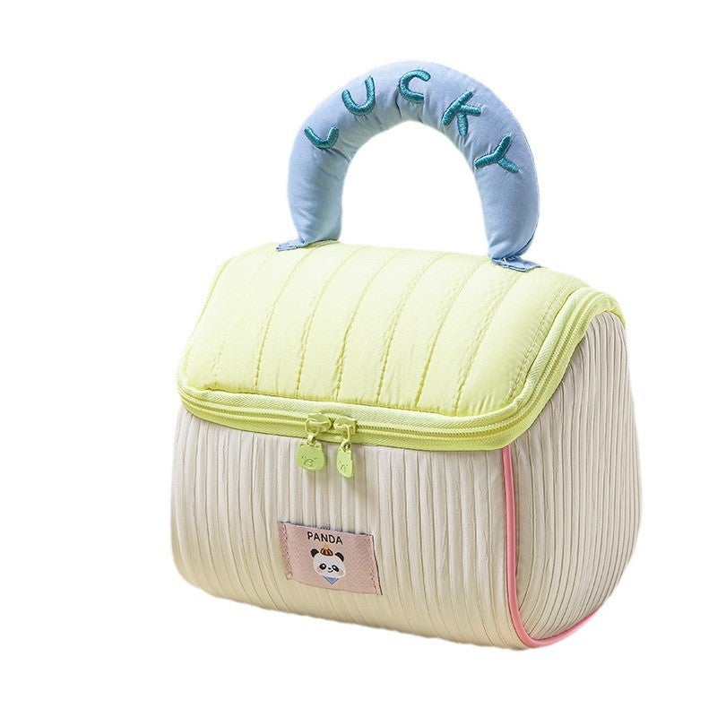 Cute House Cosmetic Storage Bag, Large Capacity, Portable Travel Pouch - Image 5