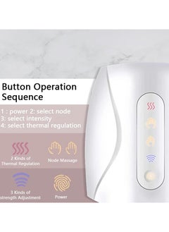 AROAQ Hand Massager with Air Compression Heat Electric Cordless Palm Finger Massage Machine for Arthritis Finger Numbness Pain Relieve  - Image 4