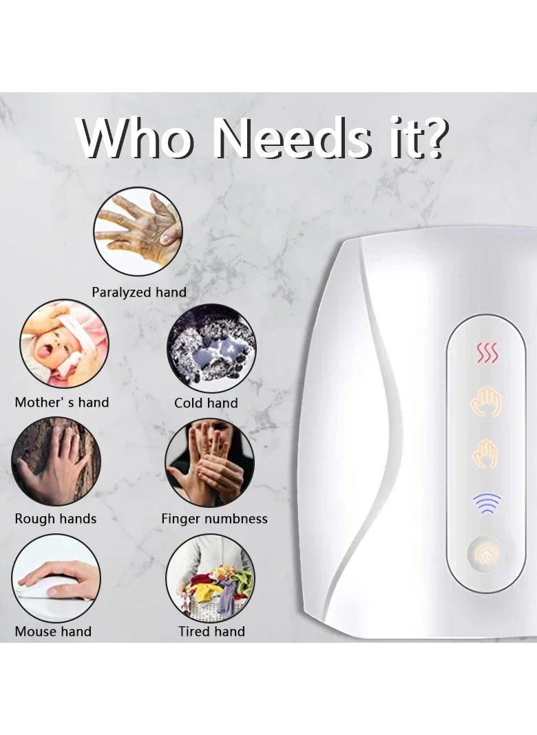 AROAQ Hand Massager with Air Compression Heat Electric Cordless Palm Finger Massage Machine for Arthritis Finger Numbness Pain Relieve  - Image 5