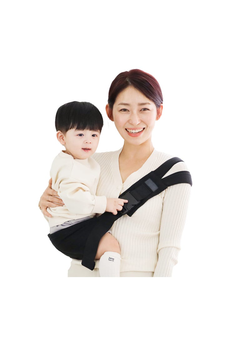 Adjustable Toddler Carrier Sling, Compact Hip Seat for Infants to 44 lbs, Cotton Baby Carrier with Anti-Slip Particles, Perfect for Sleep and Comfort, Half-Wrap Design for Easy Use.  - Image 1