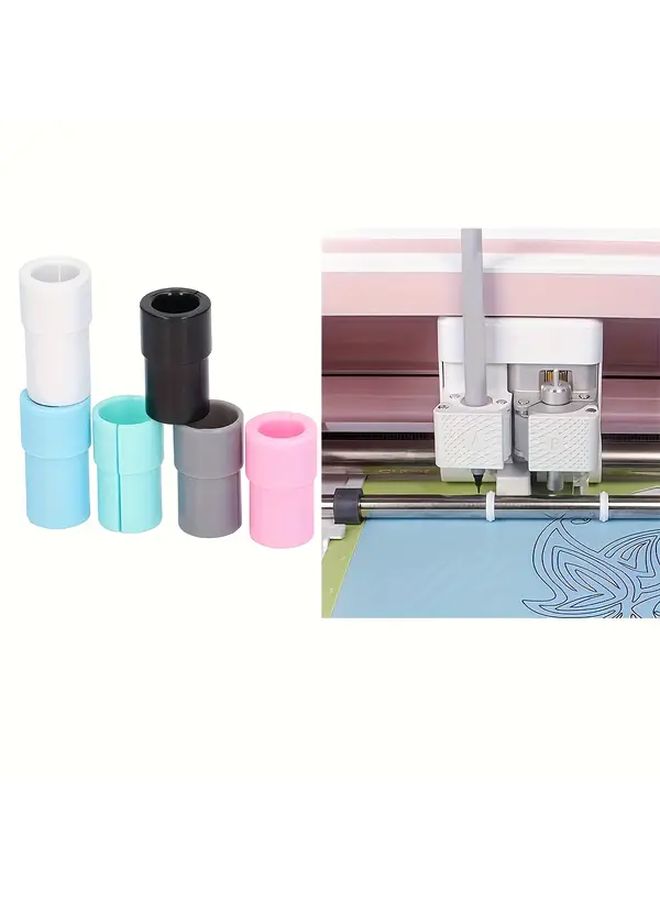 Pen Adapter Set 12pcs Black White Gray Blue Pink Green For Explore Maker 2 3 - Image 1