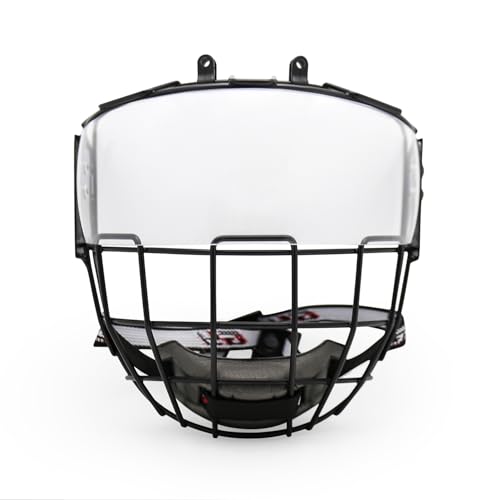 GY PC530 Hockey Helmet Cage Face Shield Protector Combo Clear - Image 1