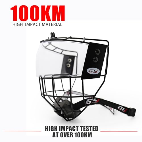 GY PC530 Hockey Helmet Cage Face Shield Protector Combo Clear - Image 3