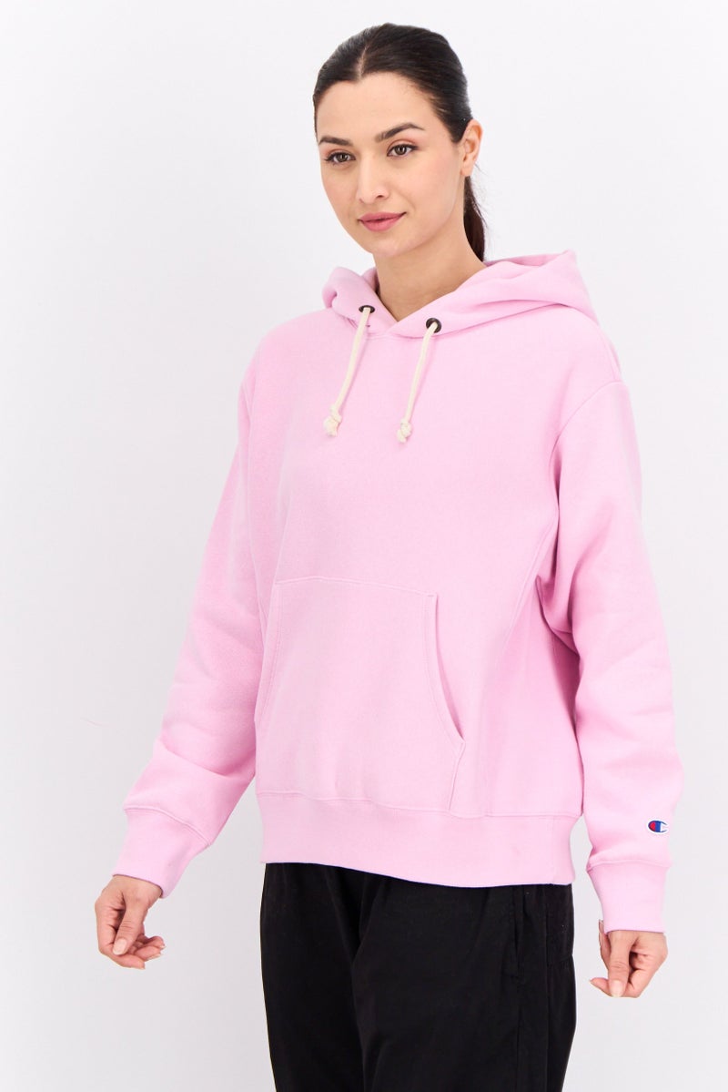 Champion Women Sportswear Fit Long Sleeve Outdoor Hoodies, Pink - Image 2
