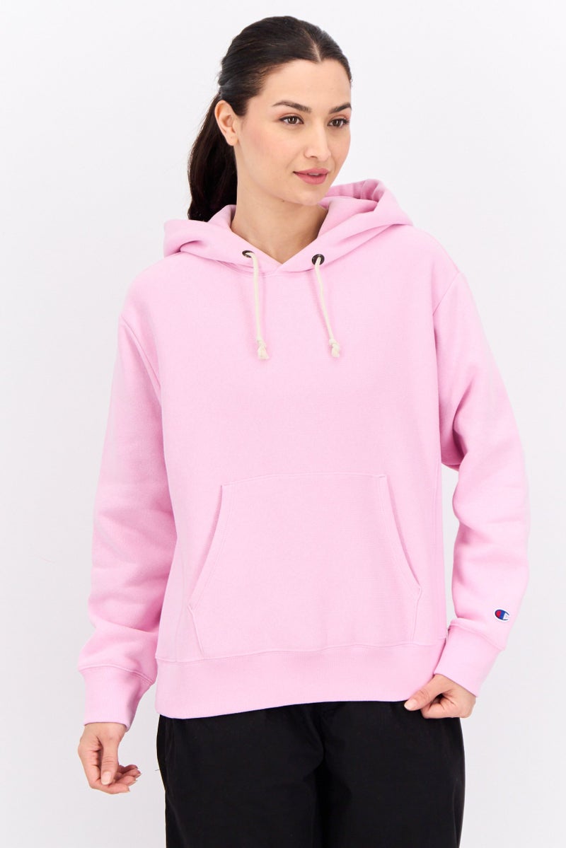 Champion Women Sportswear Fit Long Sleeve Outdoor Hoodies, Pink - Image 1
