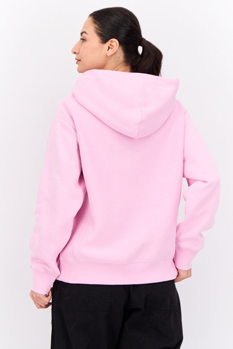 Champion Women Sportswear Fit Long Sleeve Outdoor Hoodies, Pink - Image 3