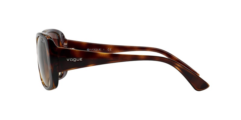 Vogue Eyewear Womens VO2843S Square Sunglasses, Dark Havana/Brown Gradient, 56 mm - Image 2