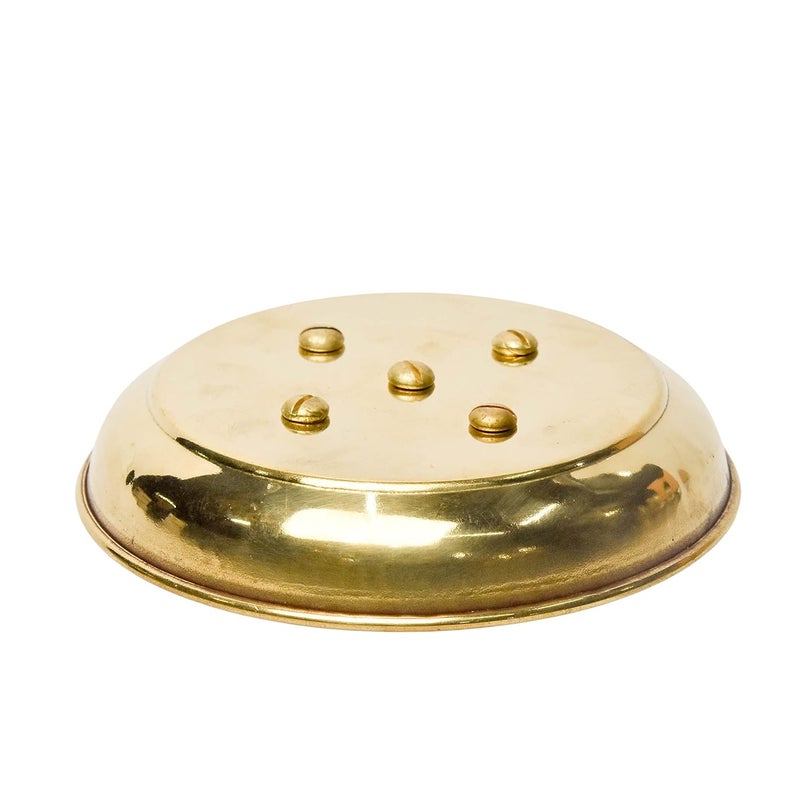 Bhimonee Decor طبق أجرادان من النحاس الأصلي بحجم 08 بوصة ووزن 70 جرام - Image 4