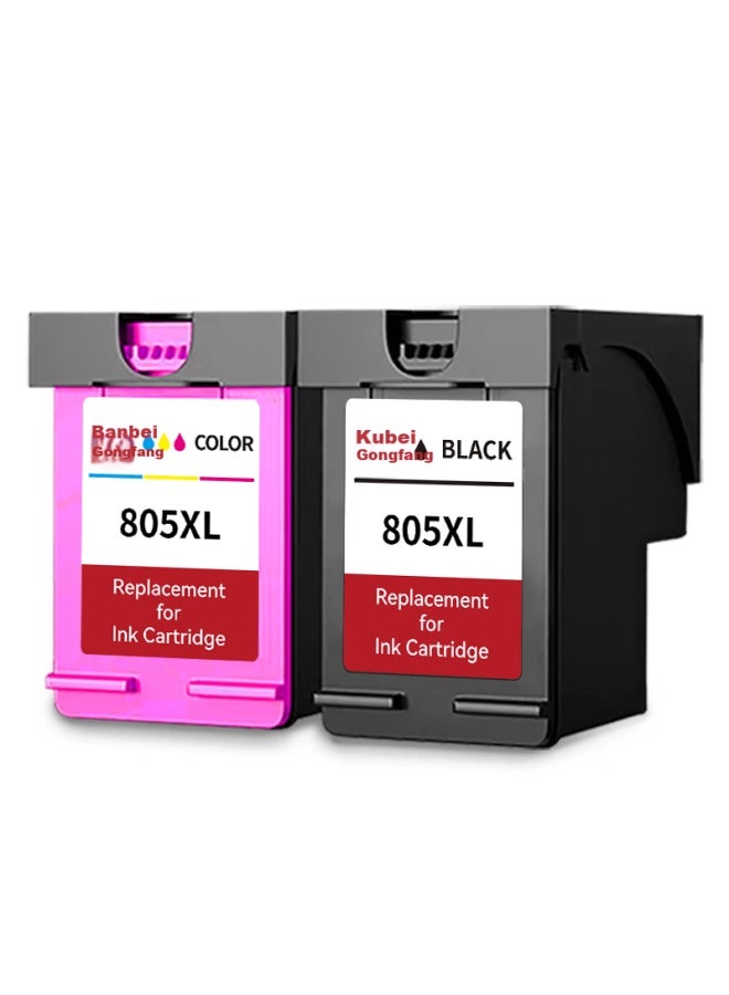 Befon 805 Ink Cartridge Black And Color Set Compatible With Hp 1210/1212, Hp 2700/1215/2300/2330/2331/2332/2333/2710/2720/2722 Cartridges 805xl Ink Cartridge - Image 4