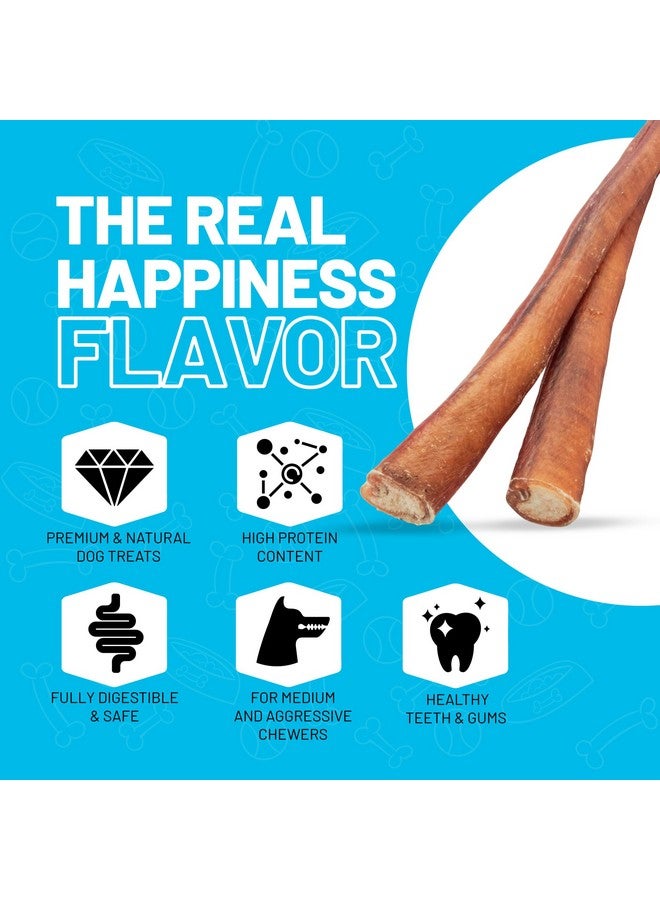 Sitka Farms Bully Sticks XL 12 inch - 12 Count - Bully Sticks Long Lasting Dental Dog Treats for All Dogs and Puppies - Single Ingredient Bully Sticks for All Chewers - No Bones or Hide - Image 3