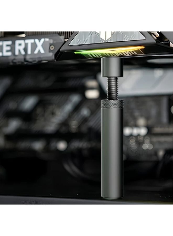 Black Graphics Card Holder Support Bracket GPU Brace Computer Hard Drive Mount - Image 4