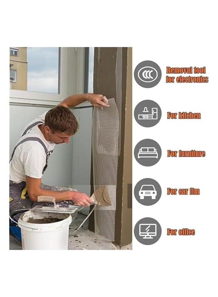 بروماس سكين المعجون، مكشطة طلاء 7 قطع، مجموعة سكاكين المعجون، أداة مكشطة من الفولاذ المقاوم للصدأ، مكشطة طلاء الجدران سكين الحشو ومجموعة مكشطة ورق الحائط سكين المعجون مع مقبض مانع للانزلاق، أدوات يدوية - Image 2