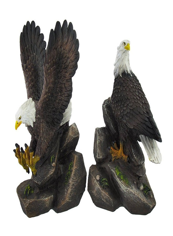 Zeckos Freedom End to End American Bald Eagle Bookends - Image 1