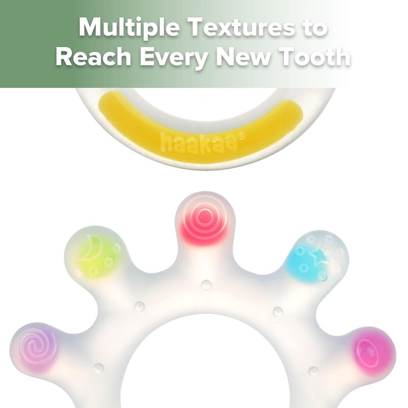 Haakaa Dinky Digits Palm Teether Baby Teething Toys Food Grade Silicone Teethers for Babies 06 Months612 Months BPA Free Teething Relief Baby Chew Toys - Image 4