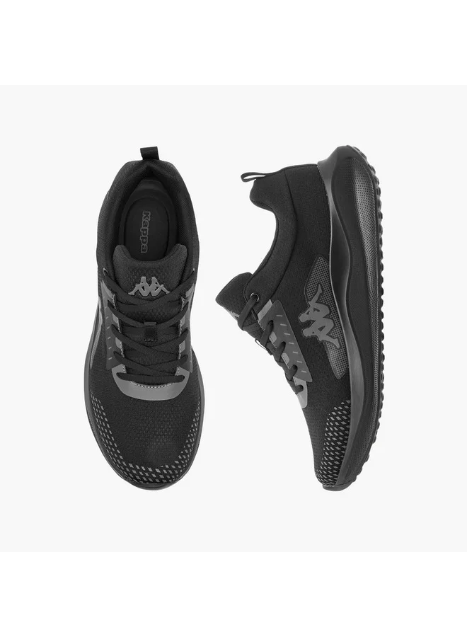 Kappa Men's Logo Detail Sports Shoes with Lace-Up Closure
