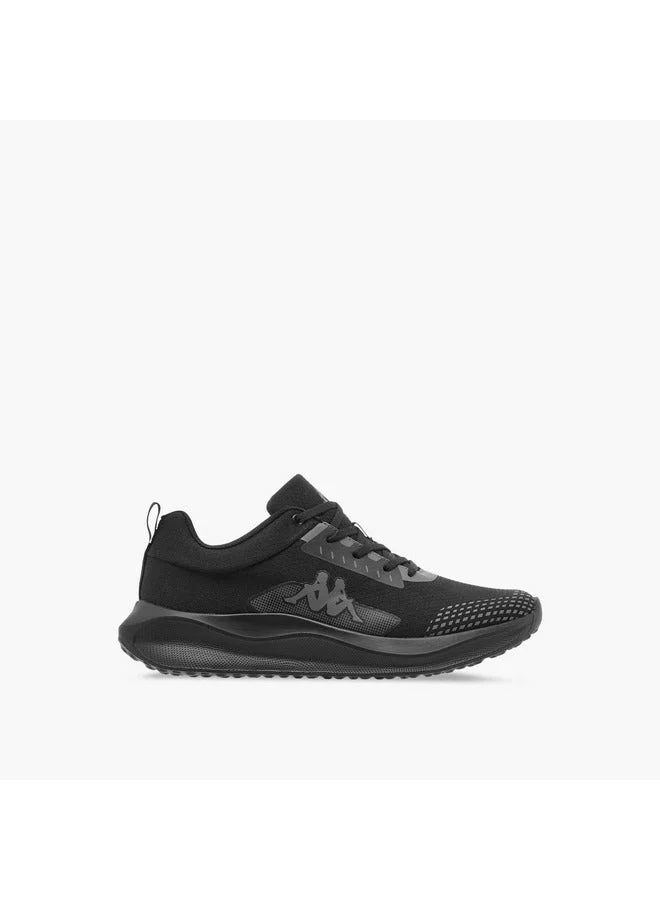 Men's Logo Detail Sports Shoes with Lace-Up Closure
