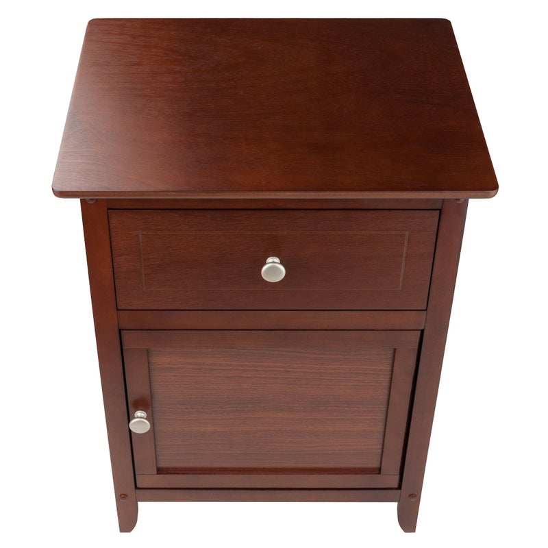Winsome 25 x 18.9 x 14.96-Inch Wood Night Stand/Accent Table, Brown (94215) - Image 3