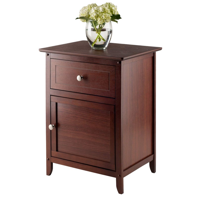 Winsome 25 x 18.9 x 14.96-Inch Wood Night Stand/Accent Table, Brown (94215) - Image 4