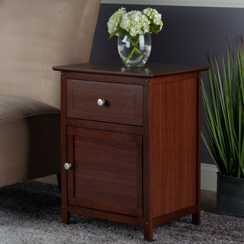 Winsome 25 x 18.9 x 14.96-Inch Wood Night Stand/Accent Table, Brown (94215) - Image 5