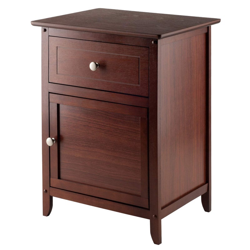 Winsome 25 x 18.9 x 14.96-Inch Wood Night Stand/Accent Table, Brown (94215) - Image 1