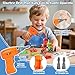 TONZE Kids Tool Set with Drill Educational Montessori Toys for 3 Year Old Boys 44 Pcs STEM Kids Toys Wooden Toddler Tool Set with Apron Box Birthday Gifts for 3 4 5 Year Old Boy Girl - Image 4