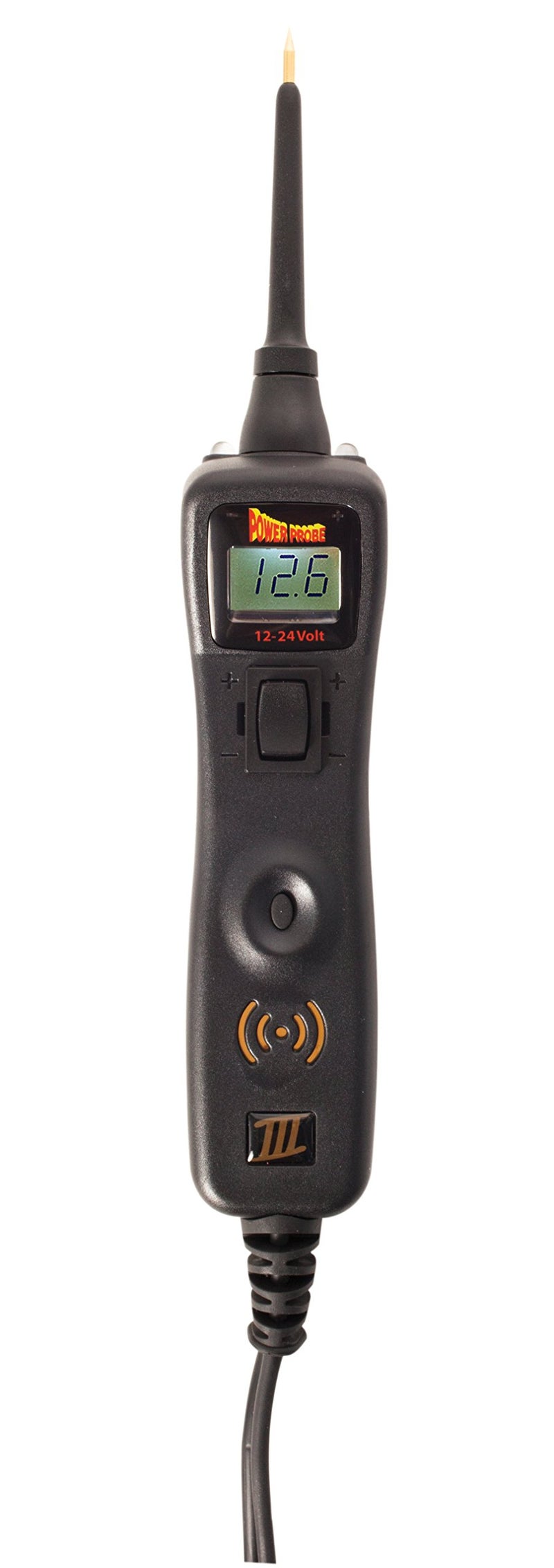 Power Probe III Clamshell - [Car Automotive Diagnostic Test Tool, Digital Volt Meter, AC/DC Current Resistance, Circuit Tester] (Black) - Image 1