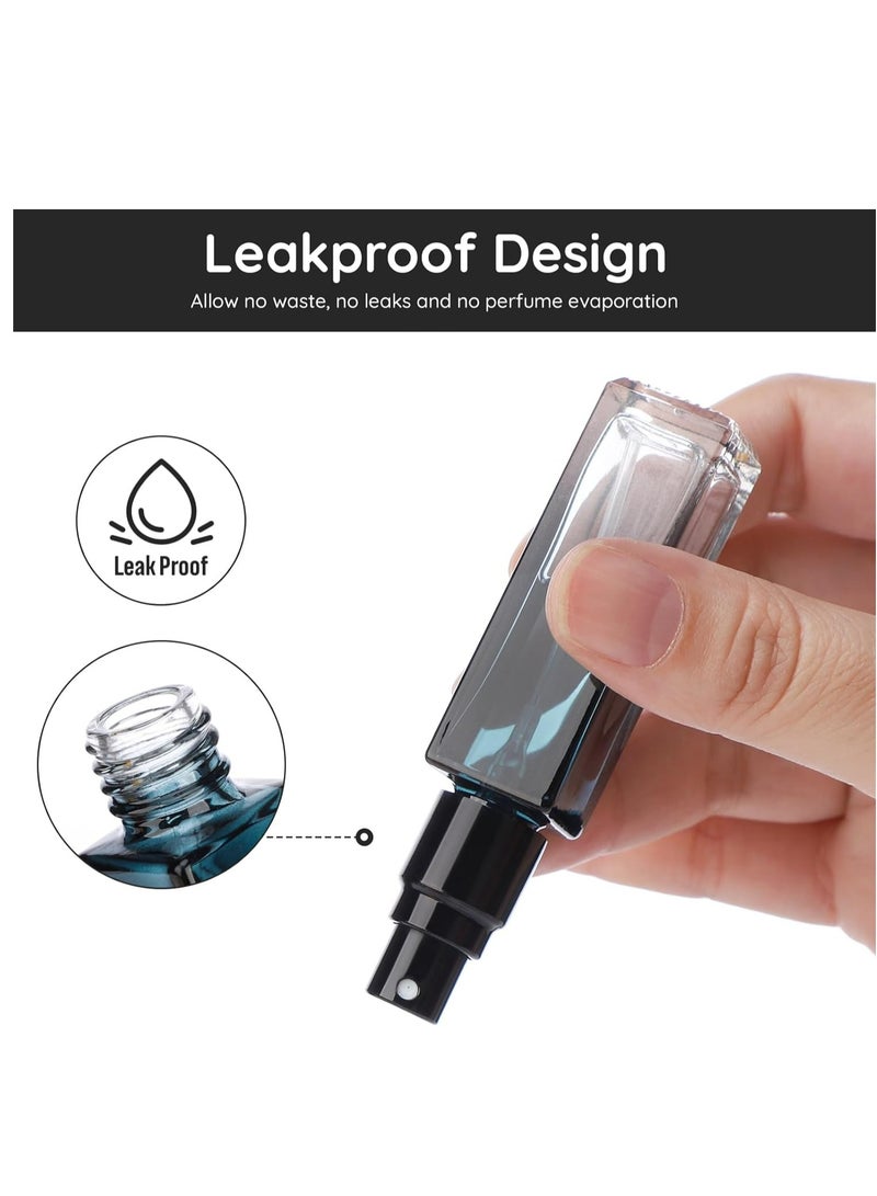 5 قطع 10 مللي زجاجات عطر للسفر قابلة لإعادة الملء مع قمع لأدوات الزينة. - Image 3