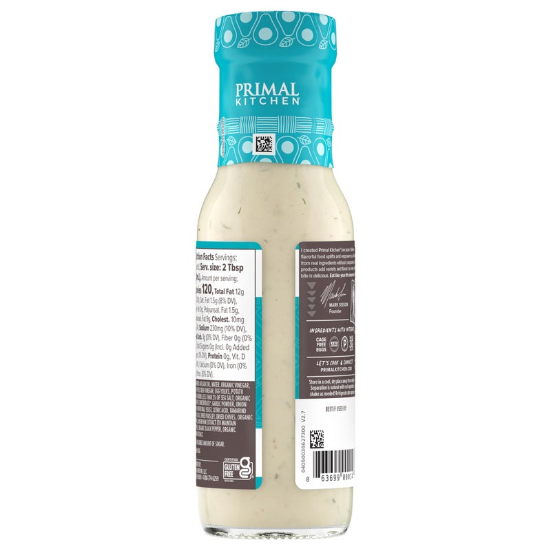Primal Kitchen Ranch Salad Dressing & Marinade made with Avocado Oil, Whole30 Approved, Paleo Friendly, and Keto Certified, 8 Fluid Ounces - Image 4
