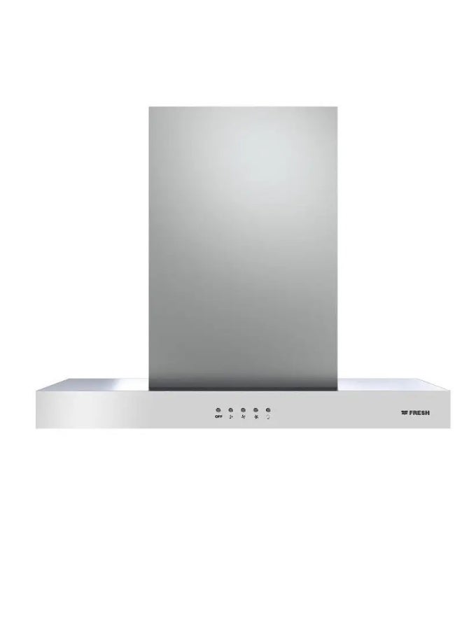 Fresh HB05/21683 Built-in Stainless Steel Kitchen Hood, 90cm, with Chimney - Silver - Image 1