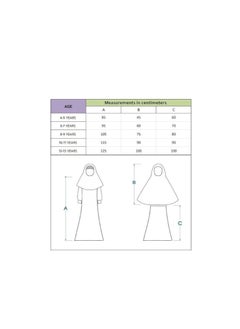 Elanesa  Ruffle Prayer Set For Kids Berry Color  - Image 4
