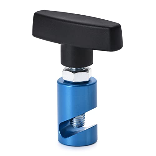 zipelo Lift Support Clamp, Hood Strut Fixing Clamps with Brass Core, Shock Prop Strut Stopper Retainer for Car Hood, Spark Plug Gap Gauge Tool, Universal Automotive Accessories (Blue) - Image 5