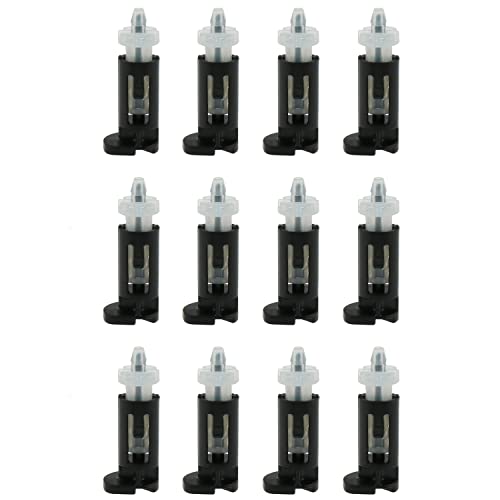 ZZHXSM 12PCS Heatsink CPU Pin Mounting Plastic Pins Push Screw for Intel LGA Socket 775 CPU Cooler Heat Sink Fans - Image 1