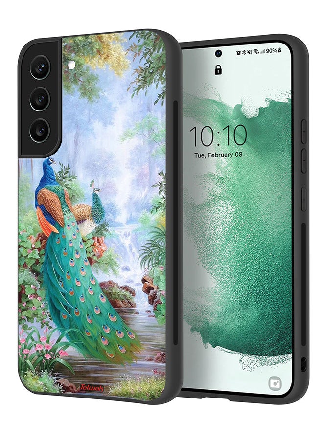 Tolwak - Samsung Galaxy S22 Plus 5G Protective Case Cover Peacocks - Image 1