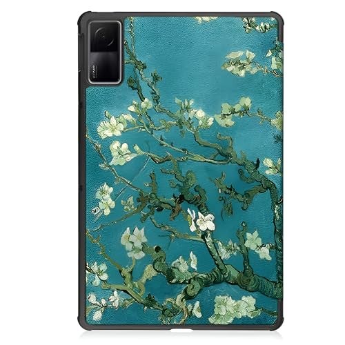 ProElite Slim Trifold Flip case Cover for Redmi Pad 10.6" Tablet, Flowers - Image 5