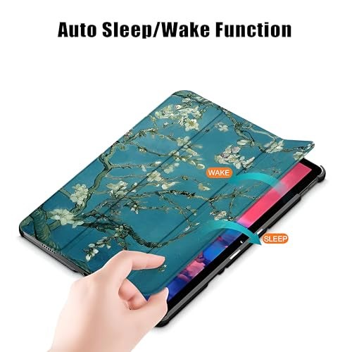 ProElite Slim Trifold Flip case Cover for Redmi Pad 10.6" Tablet, Flowers - Image 2