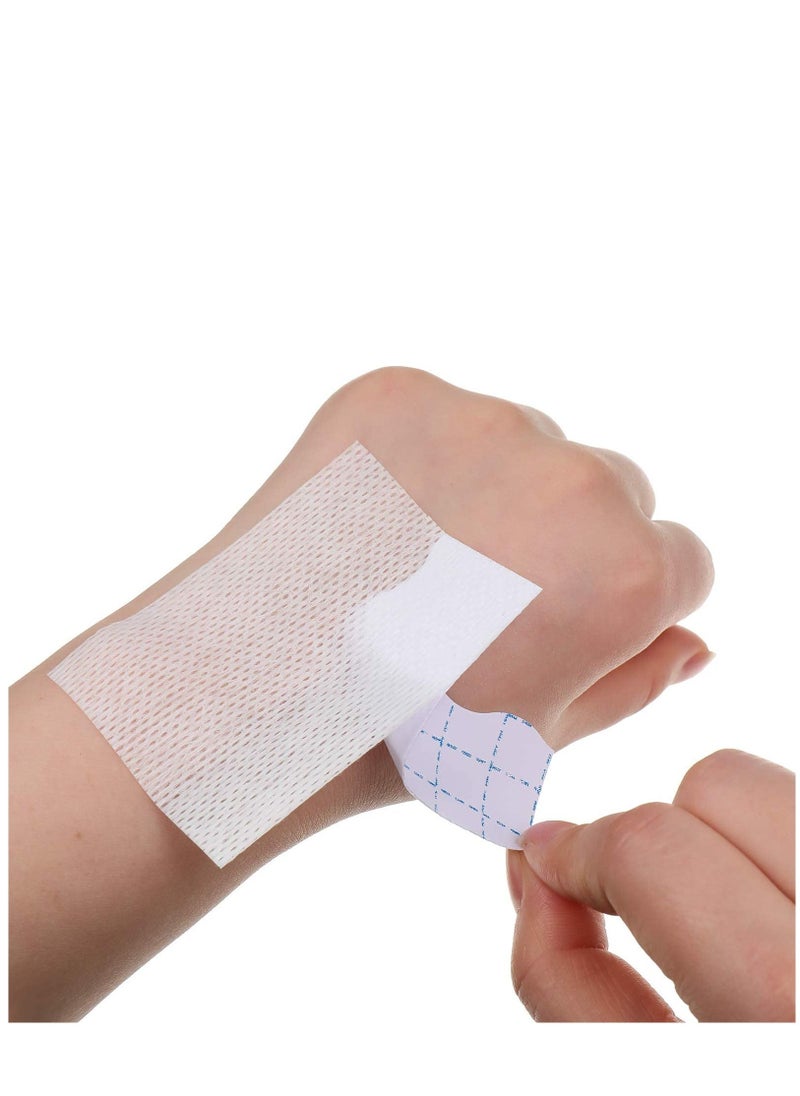 SYOSI - Non-Woven Cover Roll Stretch Tape Non-Woven Adhesive Bandages Breathable Bandage Tape Cohesive Wrap Bandages Protective Stretch Bandage Roll Film (2 Rolls 2 Inch x 10.94 Yard) - Image 1
