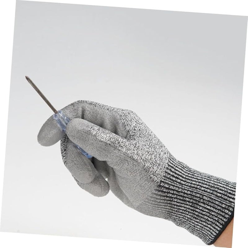قفازات العمل المقاومة للقطع والحرارة للحام والبستنة والنجارة والمطبخ قابلة لإعادة الاستخدام مقاس L - Image 5