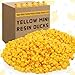 Barydat 1200 Pcs Mini Resin Ducks Yellow Bulk Tiny Duck Decoration for Hide and Seek Prank Cruises Miniature Garden Accessory Figures for Dollhouse Landscape Aquarium Birthday Party Baby Shower Gift - Image 3